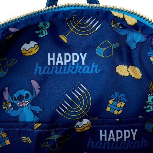 حقيبة ظهر صغيرة من Loungefly Disney Lilo & Stitch Light Up Menorah Stitch in Saudi Arabia