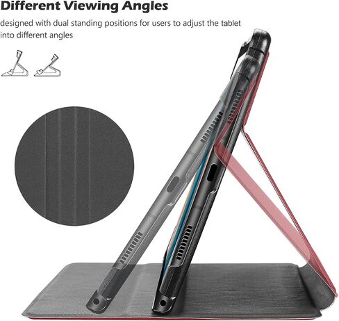 ProCase Case for Galaxy Tab A8 10.5 2022 Release SM-X200 X205 X207, Slim Stand Protective Case Smart Folio Cover for Galaxy Tab A8 10.5 Inch 2022 Model -Black in Saudi Arabia