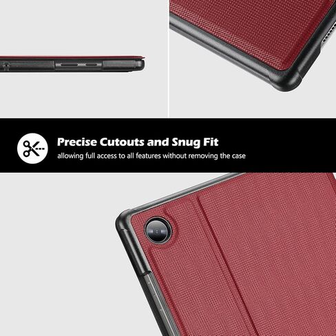 ProCase Case for Galaxy Tab A8 10.5 2022 Release SM-X200 X205 X207, Slim Stand Protective Case Smart Folio Cover for Galaxy Tab A8 10.5 Inch 2022 Model -Black in Saudi Arabia