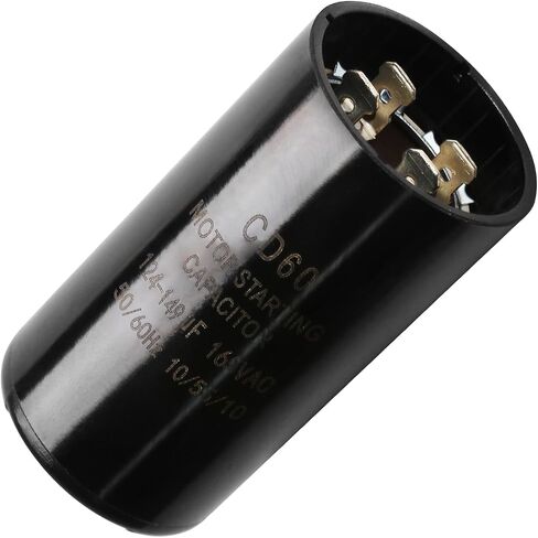 Seentech 189-227 uf/MFD 220-250 VAC ±20% CD60 Round Motor Start Capacitor 50/60 Hz AC Electric Motor Universal Fit for AC Motor Run or Fan Start and Cool or Heat Pump Air Conditioner in Kuwait