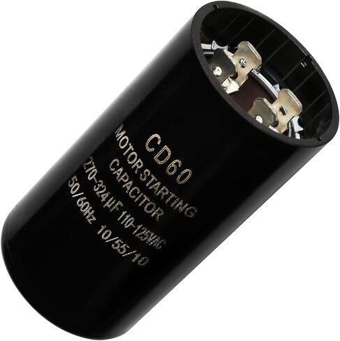 Seentech 189-227 uf/MFD 220-250 VAC ±20% CD60 Round Motor Start Capacitor 50/60 Hz AC Electric Motor Universal Fit for AC Motor Run or Fan Start and Cool or Heat Pump Air Conditioner in Kuwait