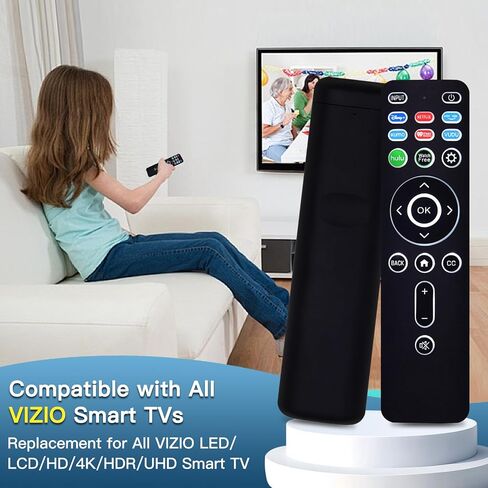 Universal Backlit Remote XRT260 for All Vizio Smart TVs with Shortcut Buttons Disney, Netflix, Hulu, XUMO, VEDU, iHeart Radio and More in Saudi Arabia