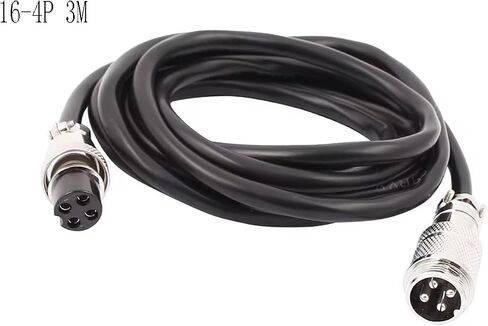 1M /3FT 12mm 2-Pin Metal Male/Female Aviation Socket Connector Cable, GX12-2P Male/Female Aviation Plug Cable - (1 pcs) in Saudi Arabia