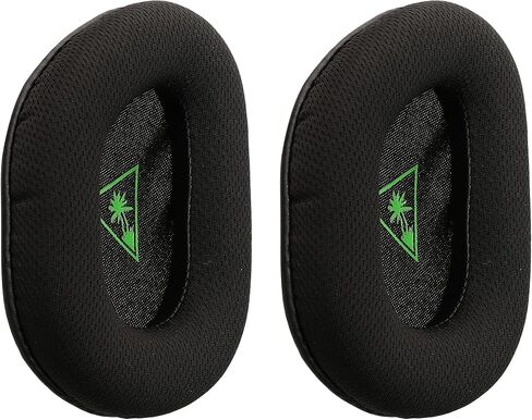 kwmobile Replacement Ear Pads Compatible with TurtleBeach Beach Recon 70 - Set of Earpads for Headphones - Green/Black in Saudi Arabia