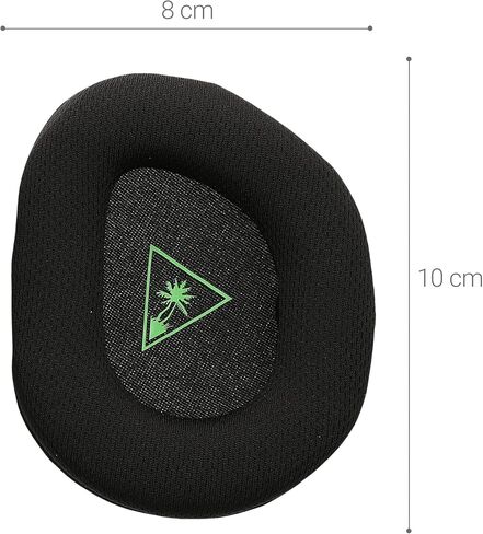 kwmobile Replacement Ear Pads Compatible with TurtleBeach Beach Recon 70 - Set of Earpads for Headphones - Green/Black in Saudi Arabia
