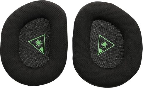kwmobile Replacement Ear Pads Compatible with TurtleBeach Beach Recon 70 - Set of Earpads for Headphones - Green/Black in Saudi Arabia