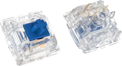 DUROCK Silent Linear Switches, Classic Blue Stem 5 Pins DUROCK Silent Switches, Pre-lubed MX Silent Key Switches (DUROCK Daybreak 67g, 70pcs) in Saudi Arabia