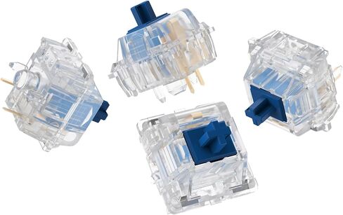 DUROCK Silent Linear Switches, Classic Blue Stem 5 Pins DUROCK Silent Switches, Pre-lubed MX Silent Key Switches (DUROCK Daybreak 67g, 70pcs) in Saudi Arabia