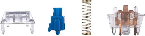 DUROCK Silent Linear Switches, Classic Blue Stem 5 Pins DUROCK Silent Switches, Pre-lubed MX Silent Key Switches (DUROCK Daybreak 67g, 70pcs) in Saudi Arabia