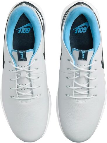 حذاء الجولف Nike Air Zoom Victory Tour 3 للرجال (DV6798-002، بلاتيني نقي/أبيض/أزرق مائي/سبج) مقاس 10 in Saudi Arabia