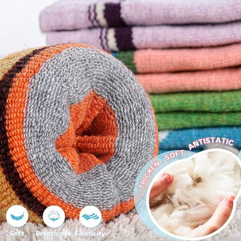 unenow Kids Knee-high Merino Wool Ski Socks 2 Pairs for Snowboarding Winter | Moisture-Wicking, Cushioning, Boys and Girls Thermal Warm Socks for Skiing, Skating, Hiking, Winter Cold Weather in Saudi Arabia