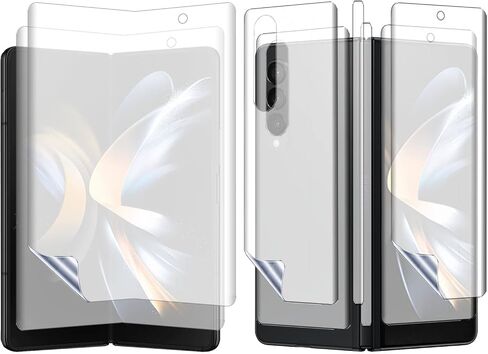 (2 Sets 8 PCS) Screen Protector Designed for Samsung Galaxy Z Fold 4, 2 PCS Front Matte Screen Protector and 2 PCS Inside Screen Protector with 2 PCS Back Film with 2 PCS Side Soft Film Suit for Galaxy Z Fold 4 5G Full Covered Anti-Glare in Saudi Arabia