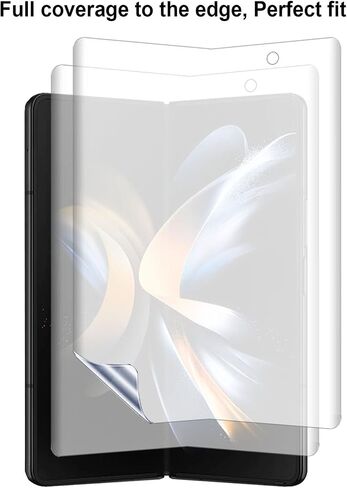 (2 Sets 8 PCS) Screen Protector Designed for Samsung Galaxy Z Fold 4, 2 PCS Front Matte Screen Protector and 2 PCS Inside Screen Protector with 2 PCS Back Film with 2 PCS Side Soft Film Suit for Galaxy Z Fold 4 5G Full Covered Anti-Glare in Saudi Arabia