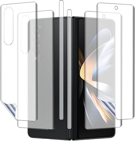 (2 Sets 8 PCS) Screen Protector Designed for Samsung Galaxy Z Fold 4, 2 PCS Front Matte Screen Protector and 2 PCS Inside Screen Protector with 2 PCS Back Film with 2 PCS Side Soft Film Suit for Galaxy Z Fold 4 5G Full Covered Anti-Glare in Saudi Arabia