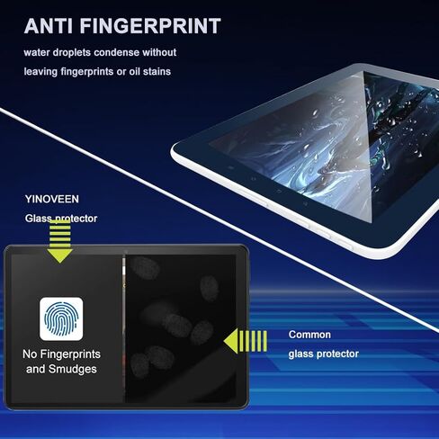 YINOVEEN 2 واقي شاشة من الزجاج المقسى لجهاز Doogee U10 Pro / U10 / U9 مقاس 10.1 بوصة، 9H، واقي شاشة من الزجاج المقسى in Kuwait