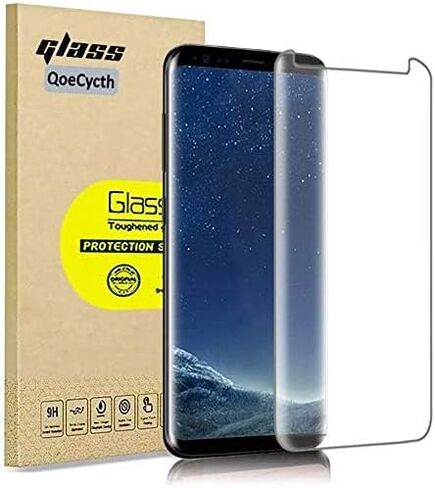 [عبوة من 3 قطع] واقي شاشة حافة لهاتف Samsung Galaxy S8 Plus، طبقة حماية من الزجاج المقوى ثلاثي الأبعاد من الزجاج المنحني عالي الدقة، عالي الوضوح (Stealth) شفاف لهاتف Samsung Galaxy S8 Plus مقاس 6.2 بوصة in Kuwait