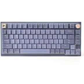 Silicone Keyboard Skin Cover Compatible for Corsair K65 Plus Wireless 75% RGB Hot-Swappable Mechanical Gaming Keyboard (Clear)