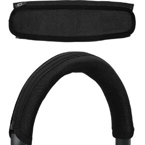 kwmobile Headband Protector Compatible with Sony ULT WEAR Headband Cover - Headphone Band - Black