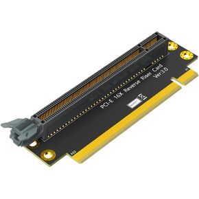 PCI-e 16X 3.0 90 Degree Reverse Male to Female Riser Card for 2U Server (Installation Direction Towards CPU)