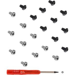 Studio 2 Headband Screws Replacement, Replacement Headband Screws and Mangetized Screwdriver Repair Kit Compatible with Studio3.0 Studio 2.0 Headphone((10pcs Silver+10pcs Black)