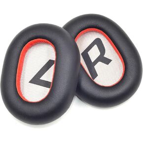 Replacement Ear Pads for Plantronics BackBeat Pro 2/ Plantronics Voyager 8200 UC Headphones, Ear Cushions for Plantronics Headset, Protein Leather & Memory Foam Ear Cover (Black)