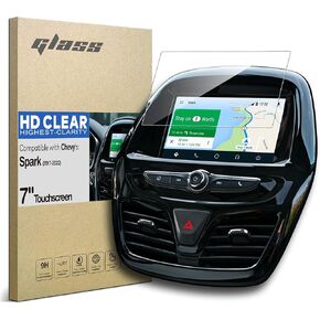 Tempered Glass Screen Protector for 2017/2018/2019/2020/2021/2022 Chevrolet Spark LS/1LT/2LT/ACTIV 7 Inch Touchscreen Anti Finger Print/Glare (Matte)