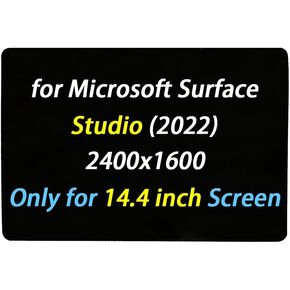 Screen Replacement 14.4" for Microsoft Surface Laptop Studio 1964 (2022) 2400x1600 LCD Display Touch Screen Digitizer Assembly Black (Only for 14.4 inch Screen)