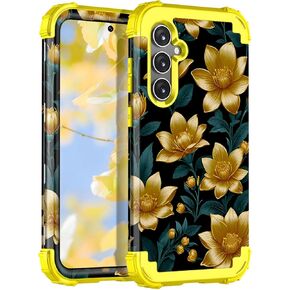 Casetego متوافق مع حافظة Galaxy S24 5G، ثلاث طبقات شديدة التحمل وقوية ومضادة للصدمات وحماية كاملة للجسم من البولي كربونات الصلب + حافظة ناعمة من مادة TPU لهاتف Samsung Galaxy S24 6.2 بوصة 2024، فراشة