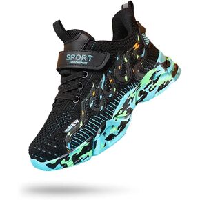 Kids Sneakers Lightweight Mesh Breathable Comfortable Running Tennis Athletic Boys Girls Shoes