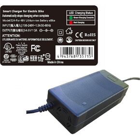 Smart Charger Compatible with RAD Power RadRunner 1 Motobike Electric Bike