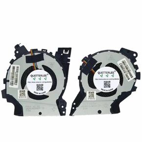 Replacement New Laptop CPU GPU Cooling Fan for HP ZHAN99-65 G1 TPN-C134 ZBOOK 15v G5 Series L25223-001 L25224-001 DFS501105PR0T FKKB DFS481305MC0T FKKC Fan