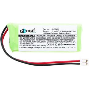 500mAh BP74T2 AE6022048P6H Battery Replacement Compatible with Dogtra ARC, 1900S, 1902S, 2300NCP, 2302NCP, 2302NCP Advance Dog Collar Transmitters