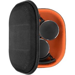 Geekria Shield Headphones Case Compatible with AKG Y55, Y50BT, Y50, Y500, Y45BT, Y400BT, Y400, Y40, Y30, N60NCBT Case, Replacement Hard Shell Travel Carrying Bag with Cable Storage (Black)