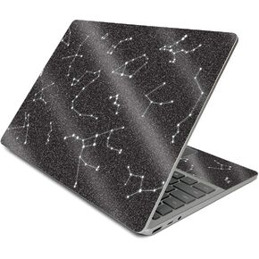 MightySkins Glossy Glitter Skin Compatible with Surface Laptop Go (2020) - Constellations | Protective, Durable High-Gloss Glitter Finish | Easy to Apply, Remove, and Change Styles | Made in The USA