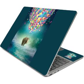 MightySkins Skin Compatible with Surface Laptop Go (2020) - Elephant Balloons | Protective, Durable, and Unique Vinyl Decal wrap Cover | Easy to Apply, Remove, and Change Styles | Made in The USA