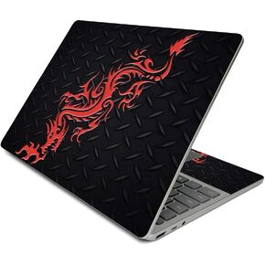 MightySkins Skin Compatible with Surface Laptop Go (2020) - Red Dragon | Protective, Durable, and Unique Vinyl Decal wrap Cover | Easy to Apply, Remove, and Change Styles | Made in The USA