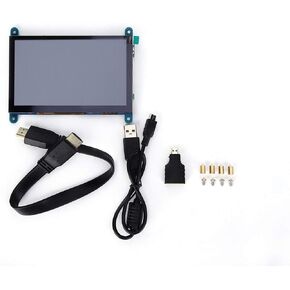 Hilitand 5-Inch 800x480 TFT LCD Display with Touch Screen Monitor Display DC 5V Compaitible for Raspberry Pi
