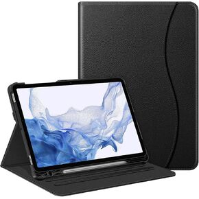 Fintie Case for Samsung Galaxy Tab S8 2022/Tab S7 2020 11 Inch (Model SM-X700/X706/T870/T875/T878) with S Pen Holder, Multi-Angle Viewing Stand Cover with Pocket Auto Sleep/Wake, Black