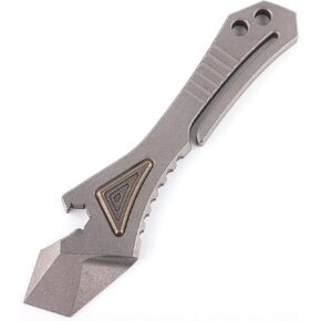 EDC Pry Bar Tool Titanium Prybar EDC Pocket Bottle Opener Portable Multi Tool
