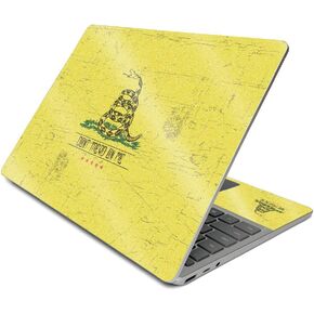 MightySkins Glossy Glitter Skin Compatible with Surface Laptop Go (2020) - Dont Tread | Protective, Durable High-Gloss Glitter Finish | Easy to Apply, Remove, and Change Styles | Made in The USA