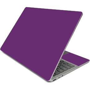 MightySkins Skin Compatible with Surface Laptop Go (2020) - Solid Purple | Protective, Durable, and Unique Vinyl Decal wrap Cover | Easy to Apply, Remove, and Change Styles | Made in The USA