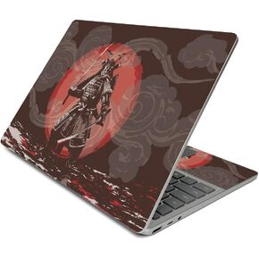 MightySkins Skin Compatible with Surface Laptop Go (2020) - Samurai Battle | Protective, Durable, and Unique Vinyl Decal wrap Cover | Easy to Apply, Remove, and Change Styles | Made in The USA