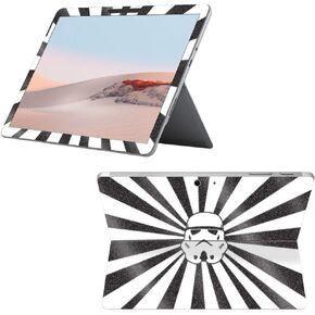 MightySkins Glossy Glitter Skin Compatible with Surface Go 2 (2020) - Star Rays | Protective, Durable High-Gloss Glitter Finish | Easy to Apply, Remove, and Change Styles | Made in The USA