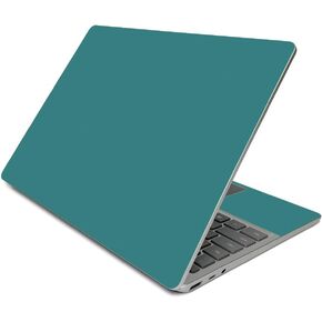 MightySkins Skin Compatible with Surface Laptop Go (2020) - Solid Teal | Protective, Durable, and Unique Vinyl Decal wrap Cover | Easy to Apply, Remove, and Change Styles | Made in The USA