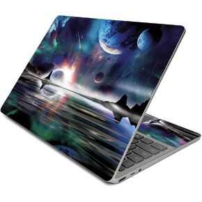 MightySkins Skin Compatible with Surface Laptop Go (2020) - Space Horizon | Protective, Durable, and Unique Vinyl Decal wrap Cover | Easy to Apply, Remove, and Change Styles | Made in The USA