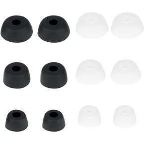Replacement Eartip Ear Buds Tips Compatible with Jabra Elite 75t Headphone,Replacement Soft Silicone Ear Tips Earbud Covers Compatible with Jabra Elite/Active 65t, 6 Pairs, S/M/L