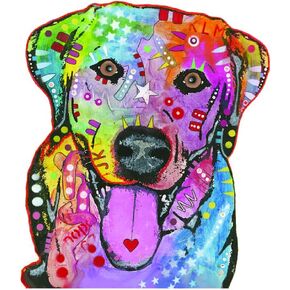 Enjoy It Dean Russo Lab Car Stickers, Featuring The Artwork of Dean Russo, Outdoor Rated Vinyl Sticker Decals for Windows, Bumpers, Laptops or Crafts - 2 Pieces