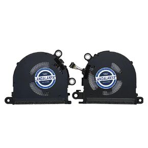 Replacement new CPU and GPU Cooling Fan for HP Spectre x360 13-AW 13-AW2042TU 13-AW0023DX 13-AW0003DX 13-AW0013DX Series TPN-Q225 M20071-001 L71961-001 ND55C03-19C06 ND55C03-19C07 DC5V 0.5A