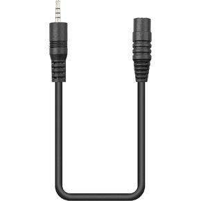 Saramonic 3.5mm Female to 2.5mm Male Microphone Adapter Cable for Cameras w/ 2.5mm Input (SR-25C35)