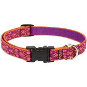 LupinePet Originals 3/4" Alpen Glow 9-14" Adjustable Collar for Small Dogs
